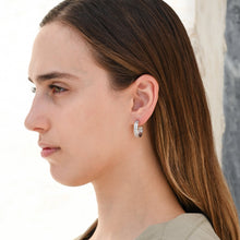 Load image into Gallery viewer, MILANA WHITE GOLD EARRINGS
