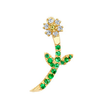 Load image into Gallery viewer, FLOWER SILVER925 EARRINGS (GOLD PLATED)
