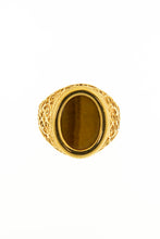 Load image into Gallery viewer, BRAHMA GOLD RING Ανδρικό χρυσό δαχτυλίδι
