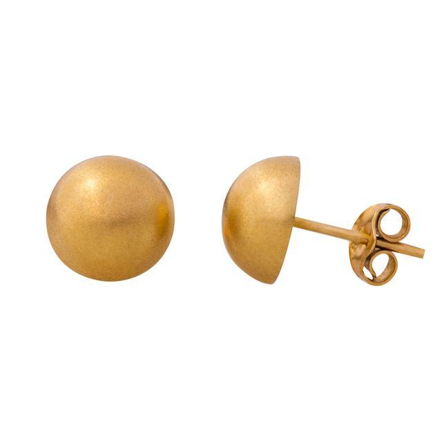 CARLOTTA YELLOW GOLD EARRINGS Κίτρινα χρυσά σκουλαρίκια