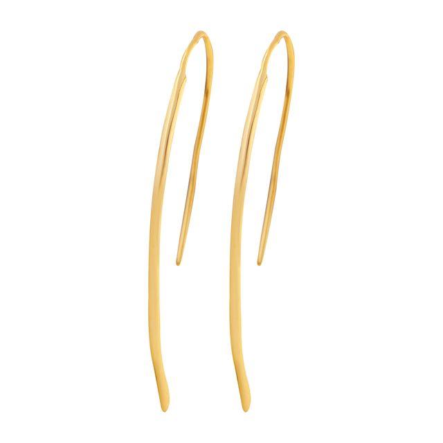 NATALIE SILVER EARRINGS (GOLD PLATED)