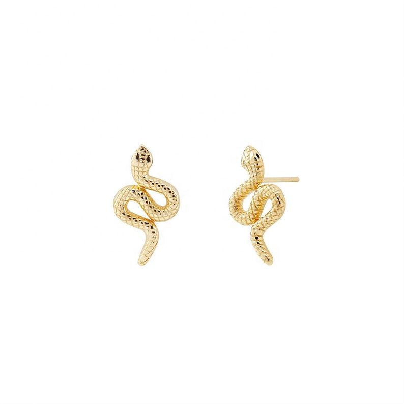 URSULA SILVER EARRINGS (GOLD PLATED)